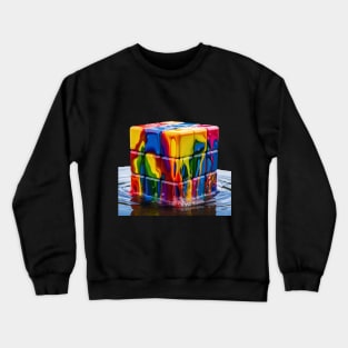 Colorful Crazy Rubik's Cube Crewneck Sweatshirt